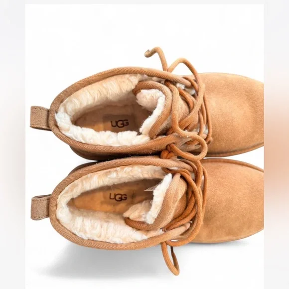 NWOB UGG Neumel Chukka Chesnut Brown Lace-up Boot Women’s Size 9 -1094269 - Picture 8 of 8